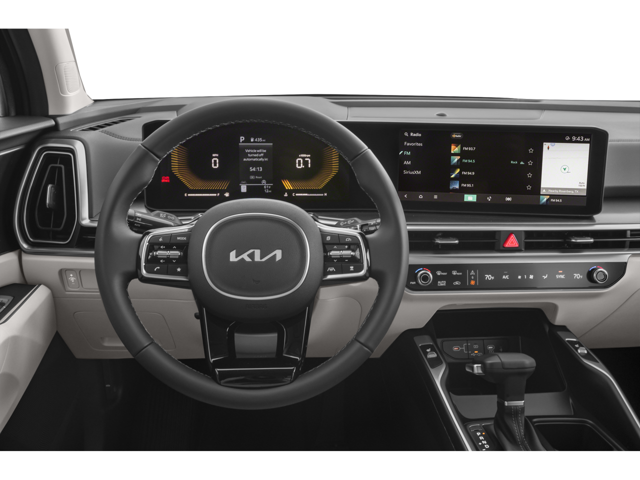 2026 Kia Sorento — interior view