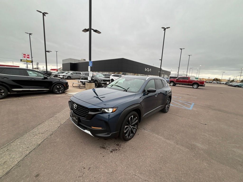 2025 Mazda Mazda CX-50 2.5 Turbo Premium Plus Package in Blue Metallic — front three-quarter view