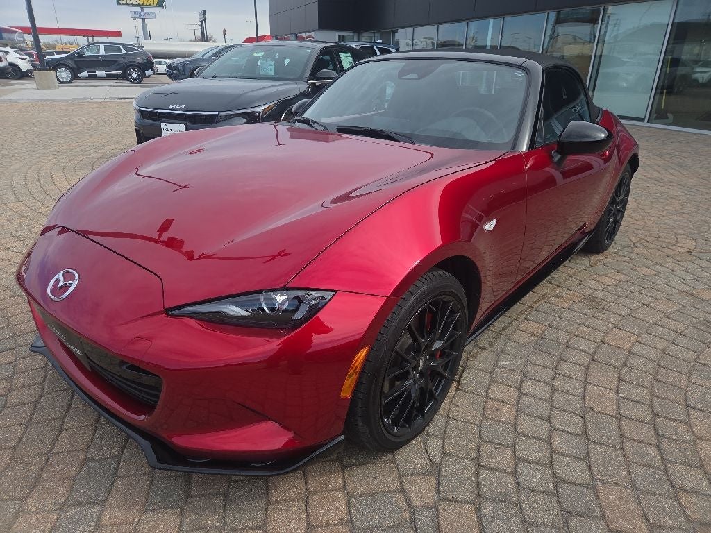 2025 Mazda Mazda MX-5 Miata Club in Red Crystal — front three-quarter view