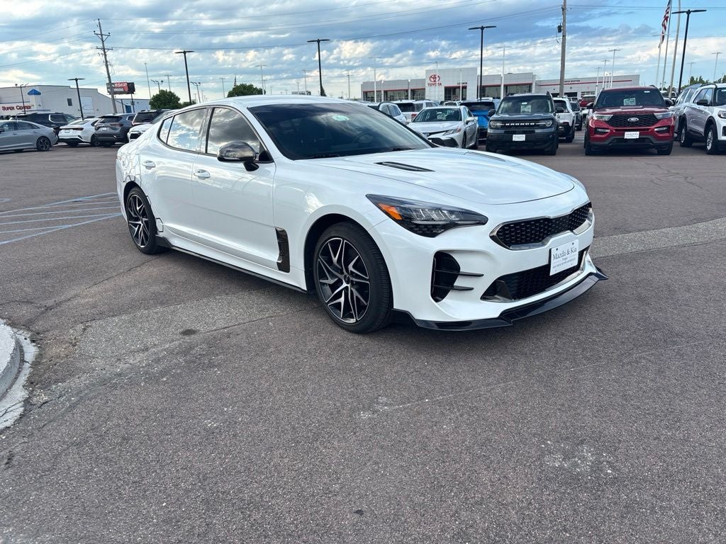 2023 Kia Stinger — rear three-quarter view